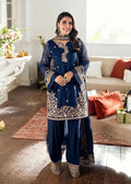 Neck,Sleeves Daman Thread Embroidered 3Pcs Set